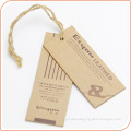 Customized Brown Kraft Hang Tag Printing Apparel Hang Tags wholesale